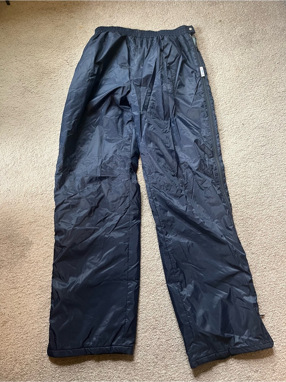 K-Way Women’s Black Lightweight Track Pants with Side Zips